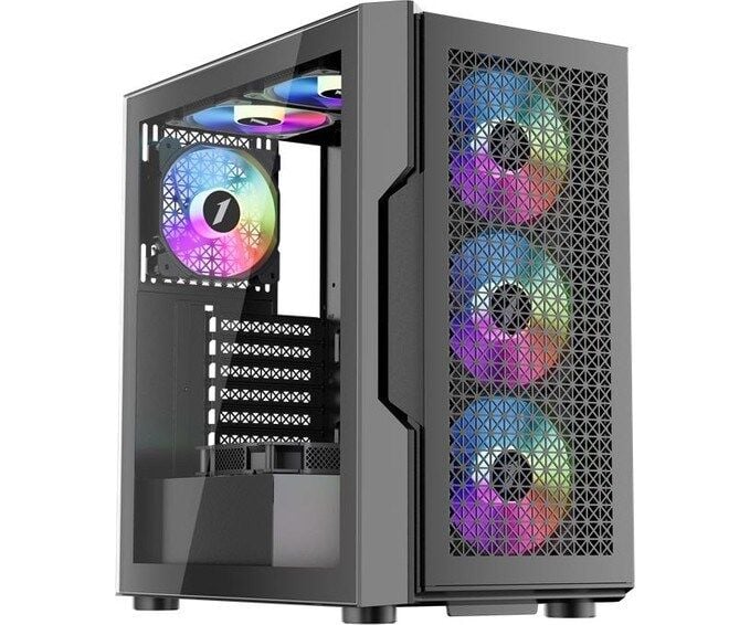 1st Player Trılobıte T7 Siyah 650W 80+ Argb 4X12CM Fan Temperli Cam Mesh USB 3.0 Atx Kasa
