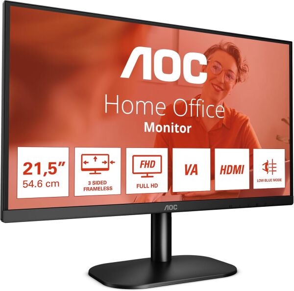 AOC 24B2XH 23.8'' 75Hz 5ms (HDMI+Analog) IPS FHD LED Monitör