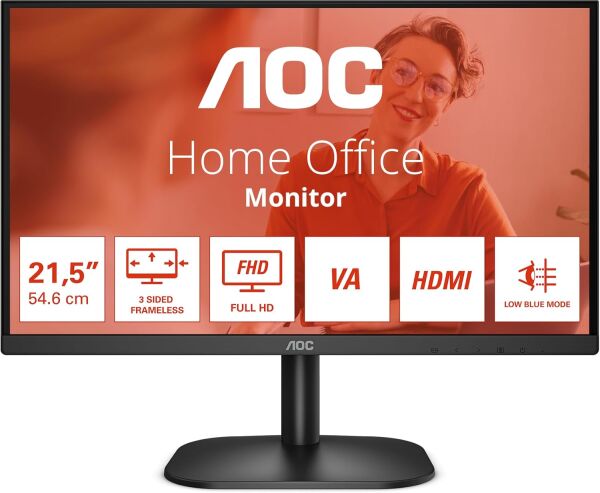 AOC 24B2XH 23.8'' 75Hz 5ms (HDMI+Analog) IPS FHD LED Monitör