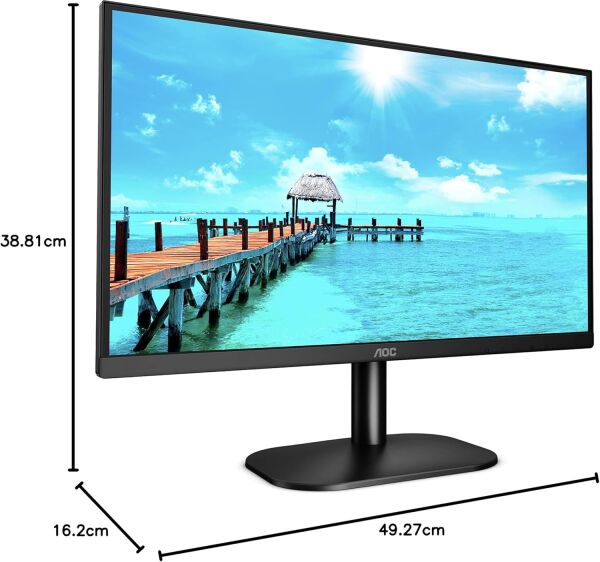 AOC 24B2XH 23.8'' 75Hz 5ms (HDMI+Analog) IPS FHD LED Monitör