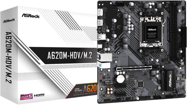 Asrock A620M-HDV/M.2 DDR5 5600 MHz (OC) AM5 mATX Anakart