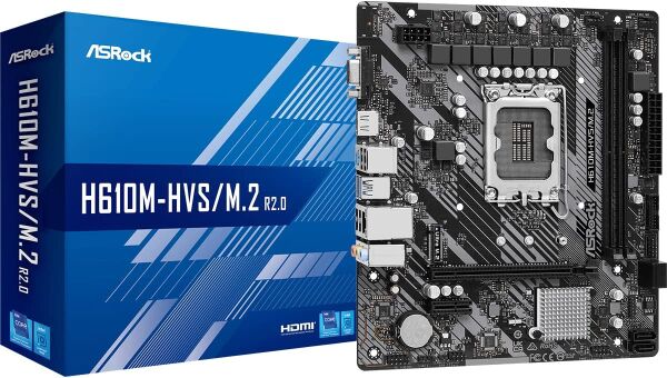 Asrock H610M-HVS/M.2 R2.0 Intel H610 3200 MHz DDR4 Soket 1700 mATX Anakart