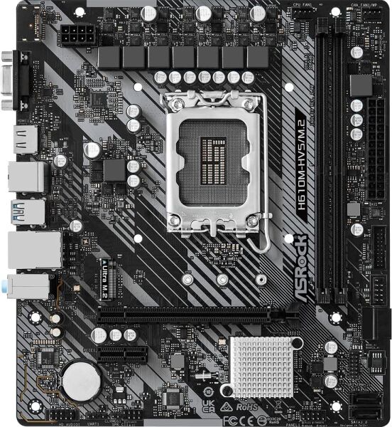 Asrock H610M-HVS/M.2 R2.0 Intel H610 3200 MHz DDR4 Soket 1700 mATX Anakart