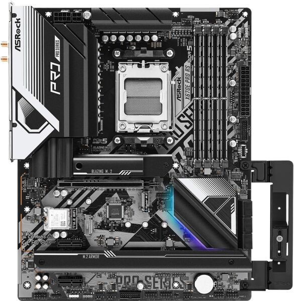 Asrock X670E Pro RS AMD X670 6600 MHz (OC) DDR5 Soket AM5 ATX Anakart